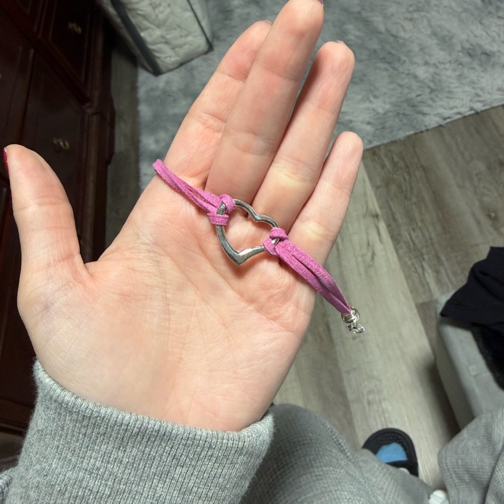 Pink Heart Bracelet